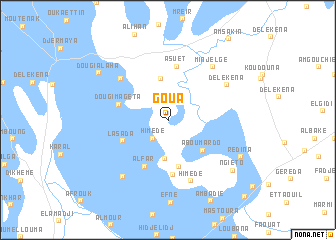 map of Goua