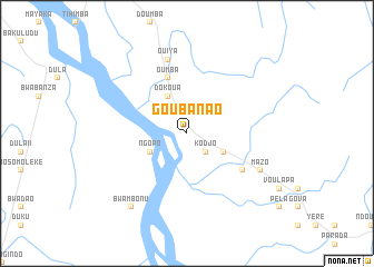 map of Goubanao