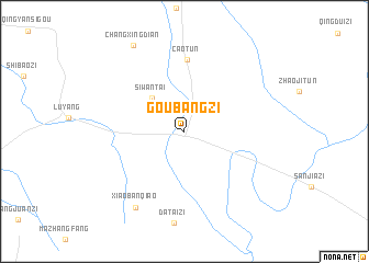 map of Goubangzi