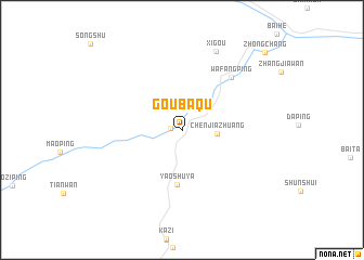 map of Goubaqu