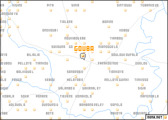 map of Gouba