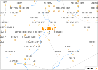 map of Goubey