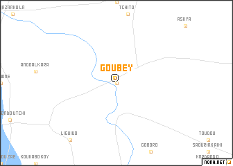 map of Goubey