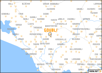 map of Goubli