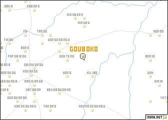 map of Gouboko