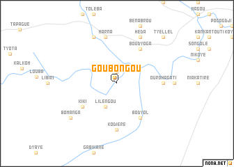 map of Goubongou