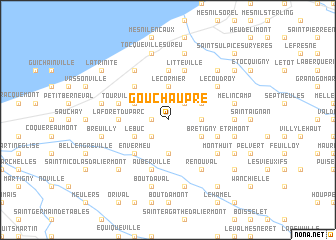 map of Gouchaupré