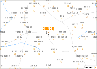 map of Gouda