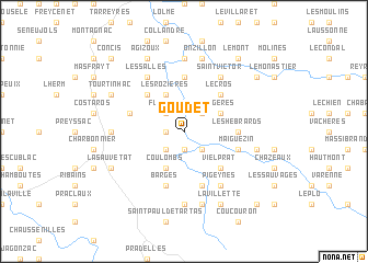 map of Goudet