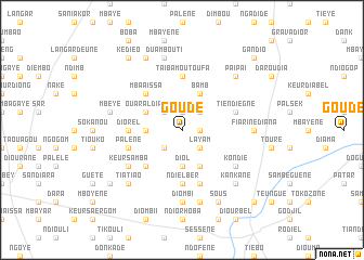 map of Goudé