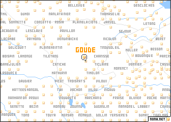 map of Goude