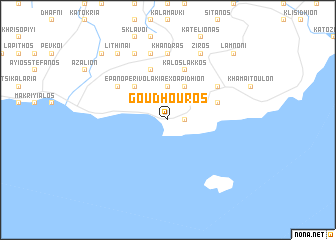 map of Goúdhouros