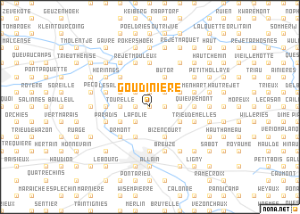 map of Goudinière