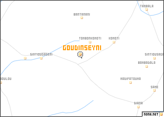 map of Goudinséyni