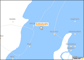 map of Goudiri