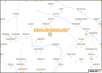 map of Goudjougoudjou