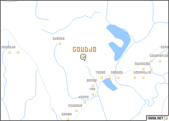 map of Goudjo