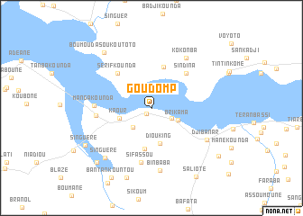 map of Goudomp