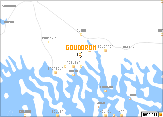 map of Goudorom