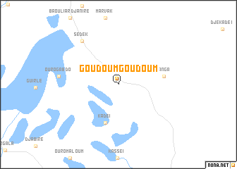 map of Goudoum Goudoum