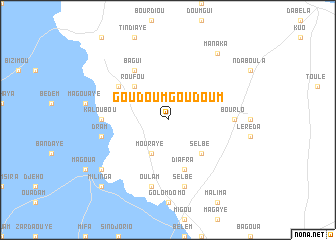 map of Goudoum Goudoum