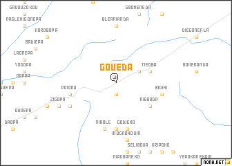 map of Gouéda