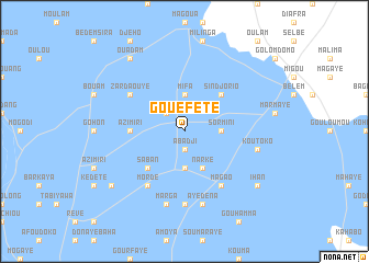 map of Gouéfété