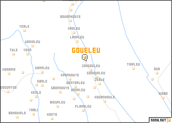 map of Gouéleu