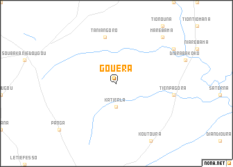 map of Gouéra