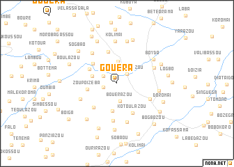 map of Gouéra