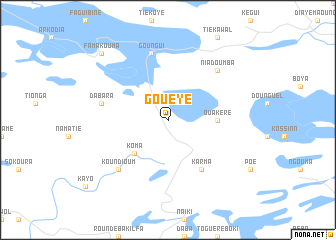 map of Gouèye