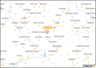 map of Goué