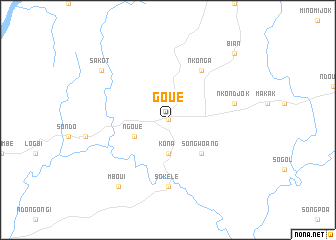 map of Goué