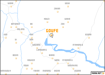 map of Goufé