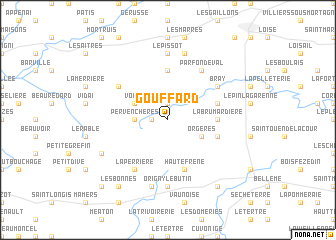 map of Gouffard