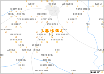 map of Gouforou