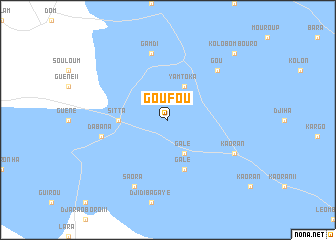 map of Goufou