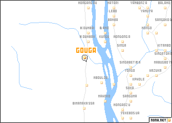 map of Gouga