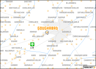 map of Goughābād