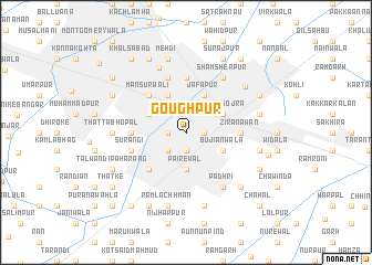 map of Goughpur