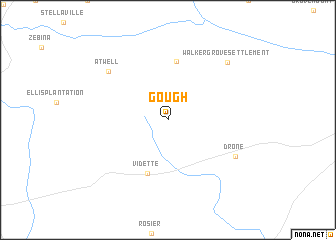 map of Gough