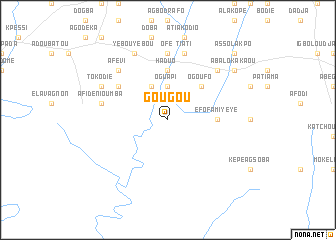 map of Gougou