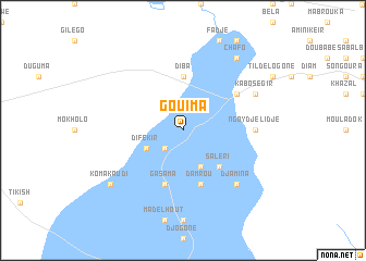 map of Gouima