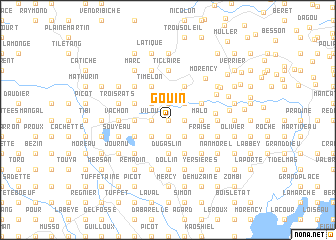 map of Gouin