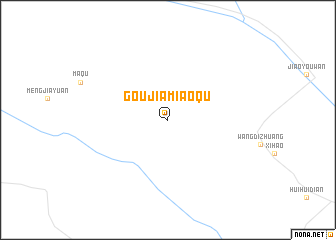 map of Goujiamiaoqu
