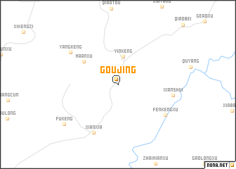 map of Goujing