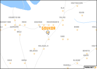 map of Goukoa