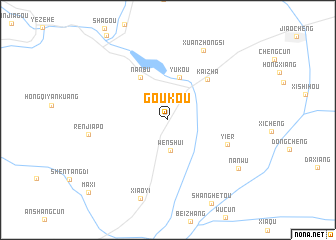 map of Goukou