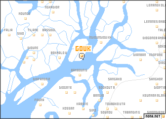 map of Gouk