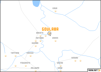 map of Goulaba